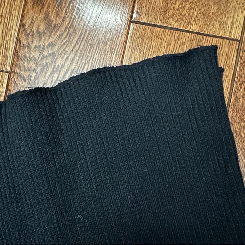 Wide leg ribbed knit pants - Picture 2 of 6